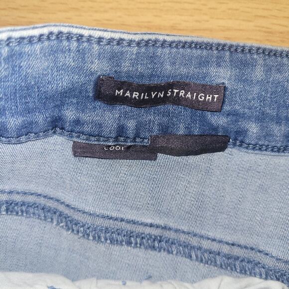 NYDJ Womens Marilyn Straigh Denim Jeans Size 14P - Picture 7 of 12